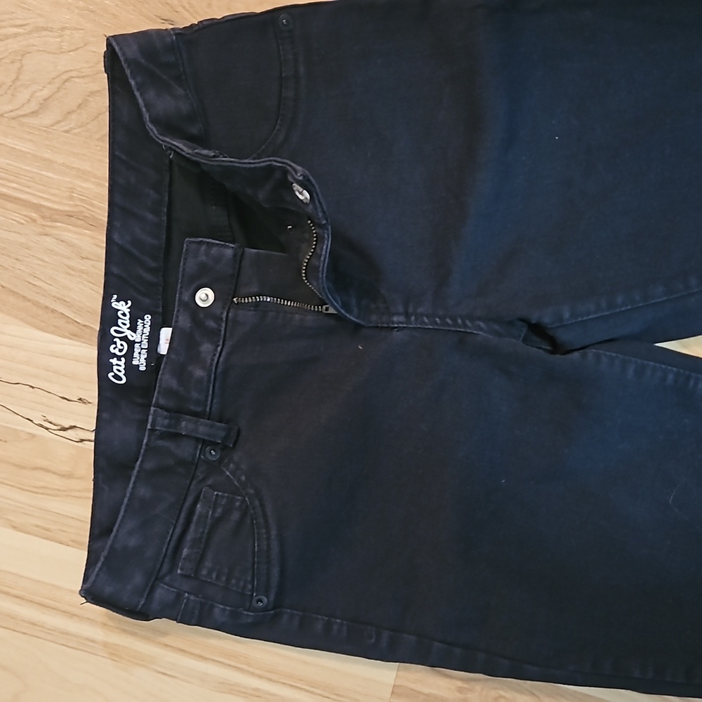 Cat & Jack Super Skinny black pant - Picture 3 of 3